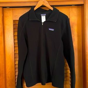 A black Patagonia zip-up- women’s L